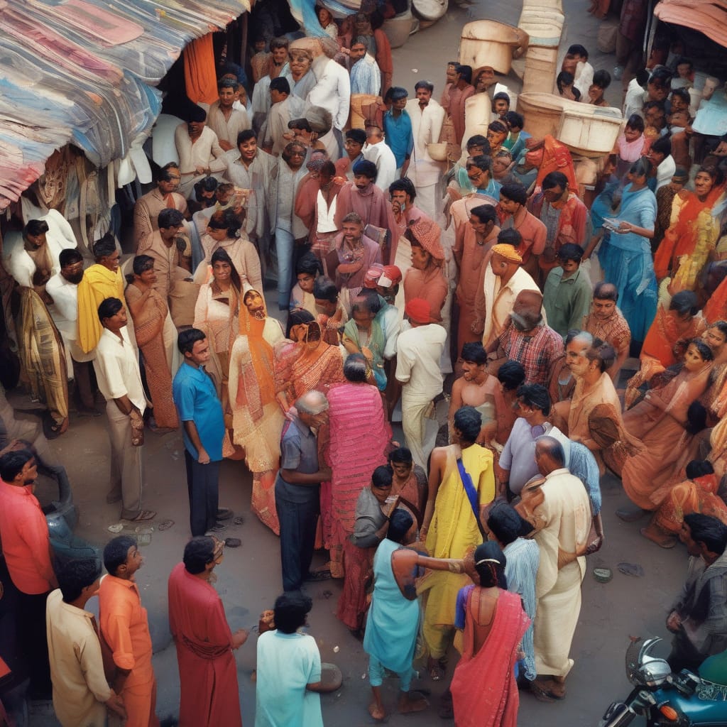 Indian street life